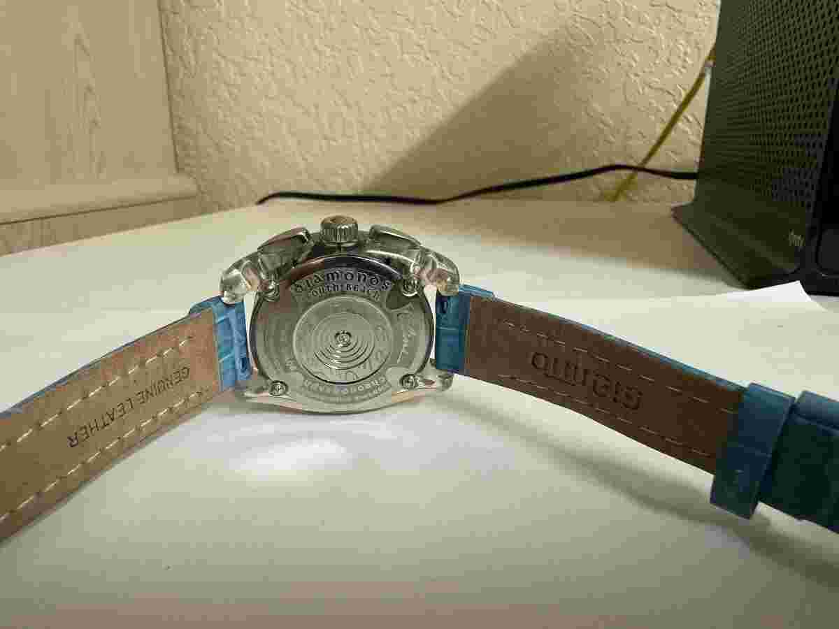Ladies Elini South Beach Collection genuine diamonds bezel watch  Eli-0035-LC-24