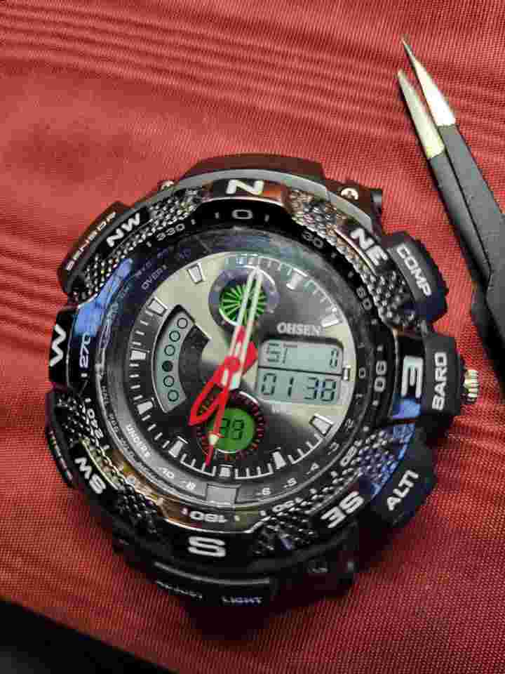 OHSEN  3 ATM multi function Needs A Strap