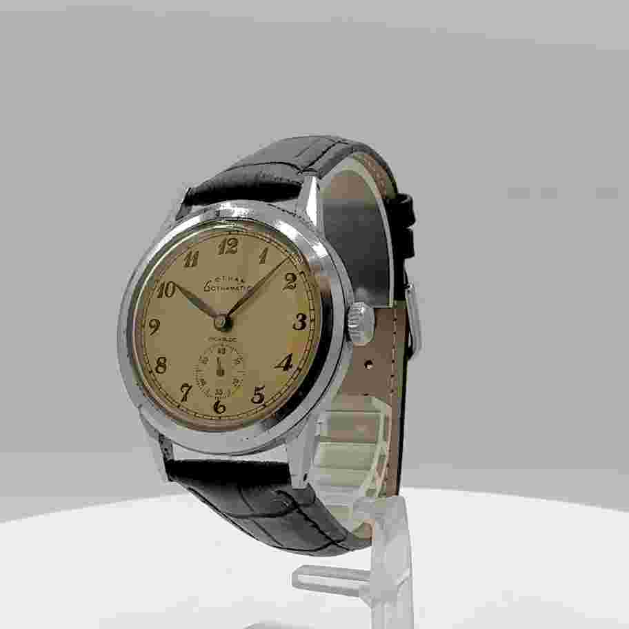 Vintage 34mm Gotham Gothamatic Men's Bumper Automatic Wristwatch USA Base Metal