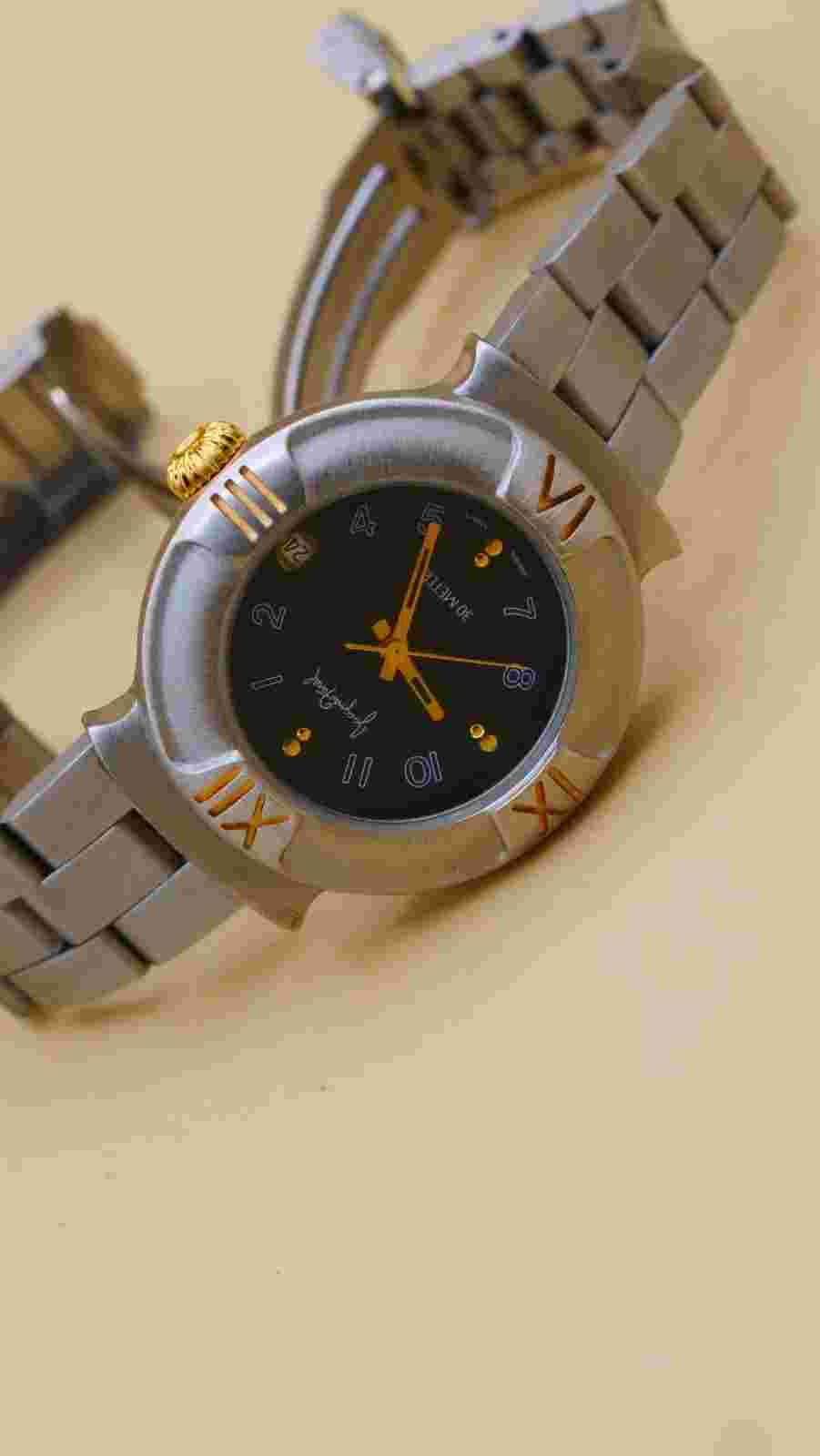 Watch Jacques Farel  Ladies Vintage 30 Meter Day Indicator Water Resistant Sport