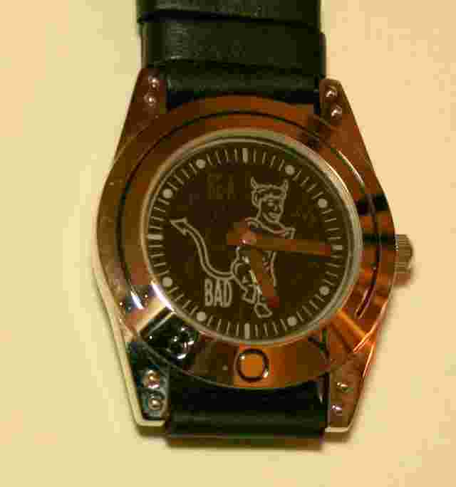 Rare Boy London Changing Dial Good / Bad Angel Devil LCD Watch New NOS 1990s