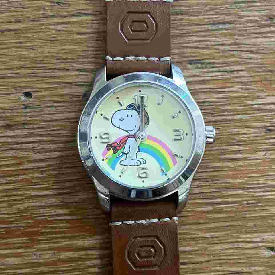 Snoopy Peanuts Watches, Junk, Rare No Battery from Japan