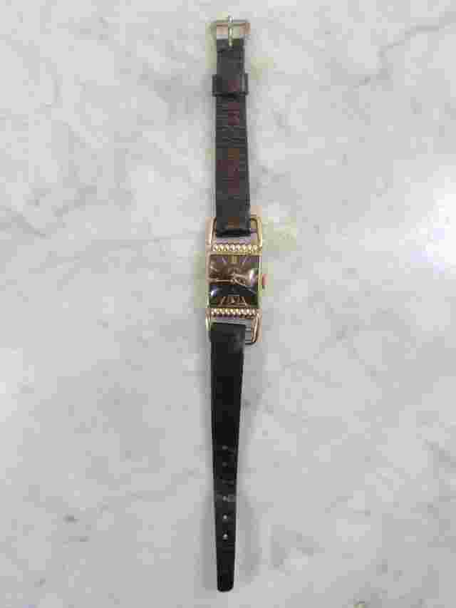 Vintage LORD ELGIN Square Watch. 14K Gold Filled 21 Jewels 626 Caliber. 1948