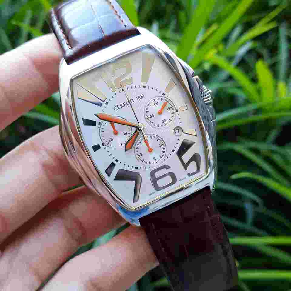 Cerruti 1881 Grande Classico Uomo swiss quartz chronograph watch ref 6548 805