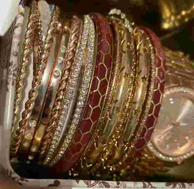 Maurices Women's Quartz Watch And Bracelets Set Rose Gold