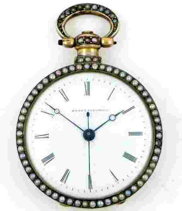 Antique Pocket Watch, Bovet Fleurier Swiss, c1850