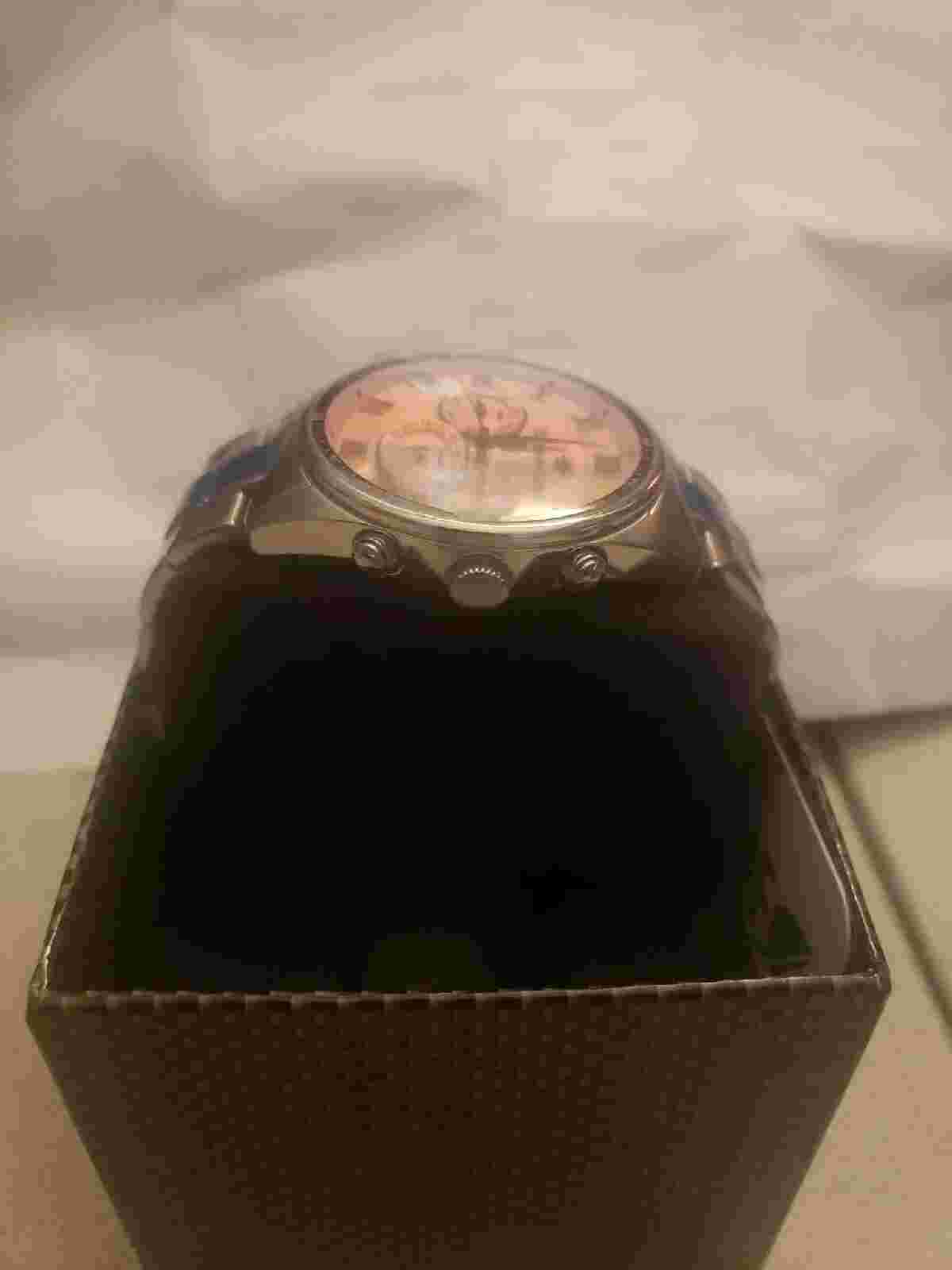 Bernoulli 0585M Men's Eclipse Collection Multi-Function Cream Dial SS Watch