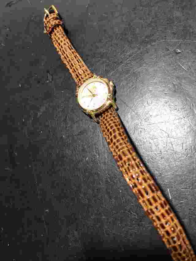 Valdawn Hug One Another Precious Moments  Quartz Watch Leather Band New Battery