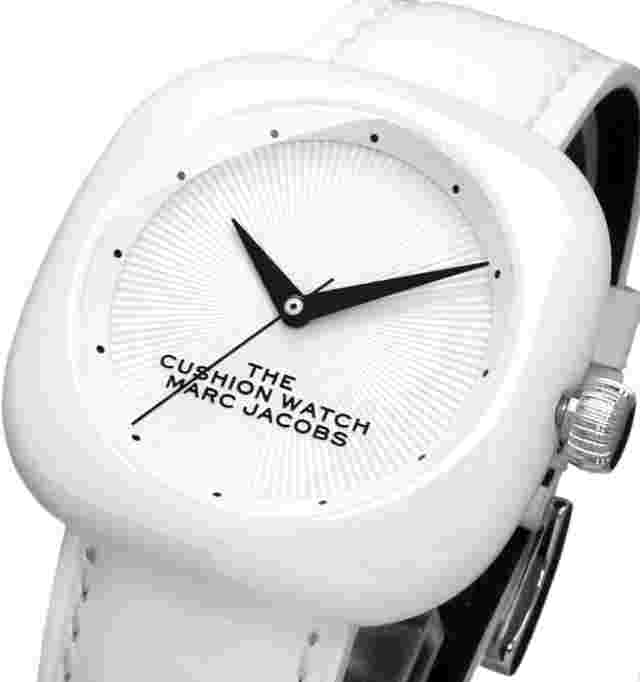 [Marc Jacobs] Watch The Cushion Watch MJ0120184709 36mm Ceramic White