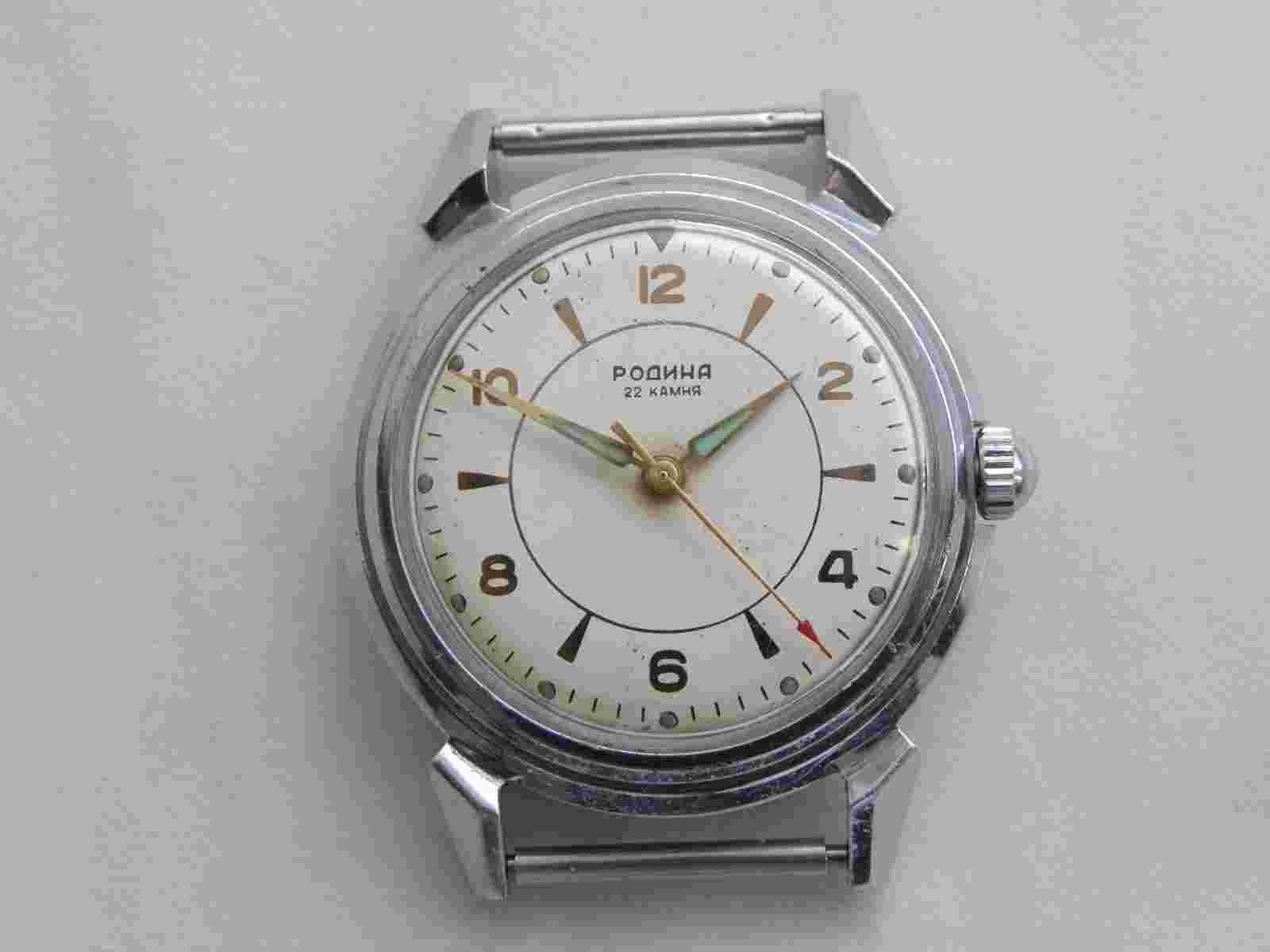 Rare Soviet Russian First Automatic Wrist watch Rodina 1 MCHZ KIROVSKIE 1950`s