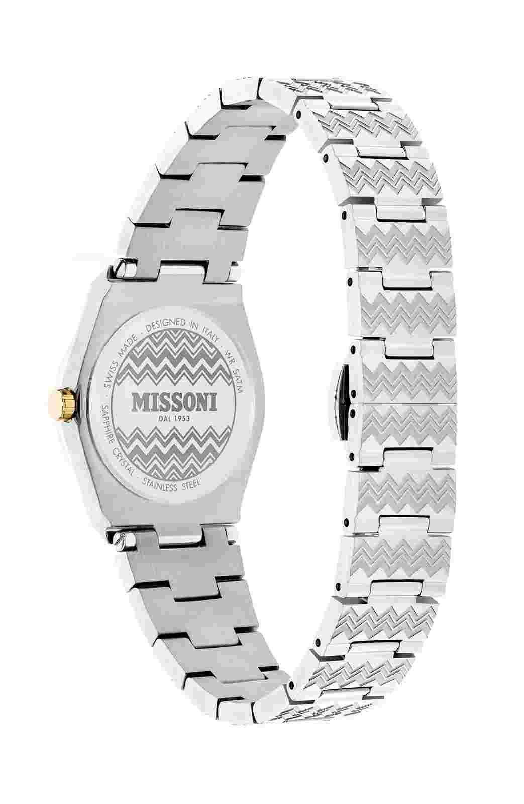 Missoni Silver Womens Analogue Watch Milano MWDCA0323