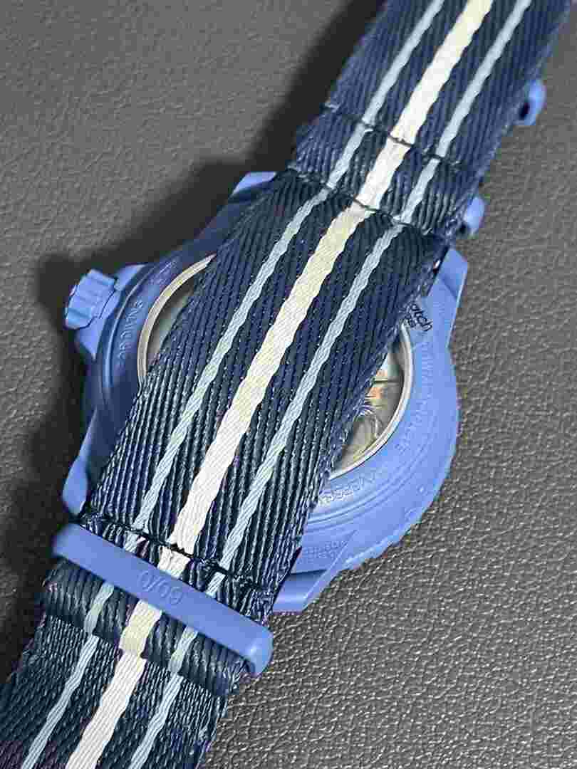 Blancpain Swatch Scuba Atlantic Ocean Blue Automatic So35A100 Tested Japan