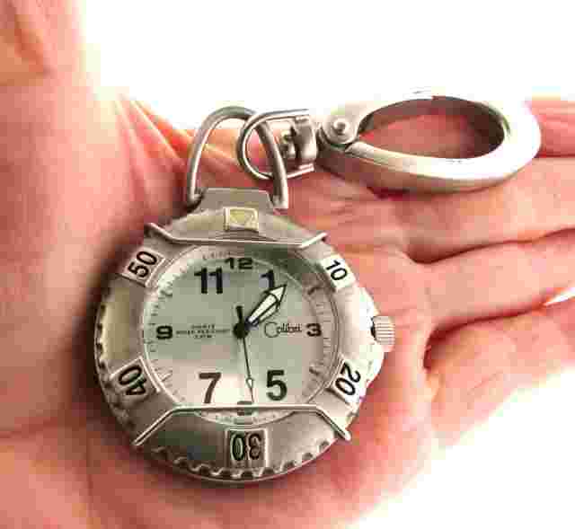 Colibri Watch Men's Keychain Silver 3ATM