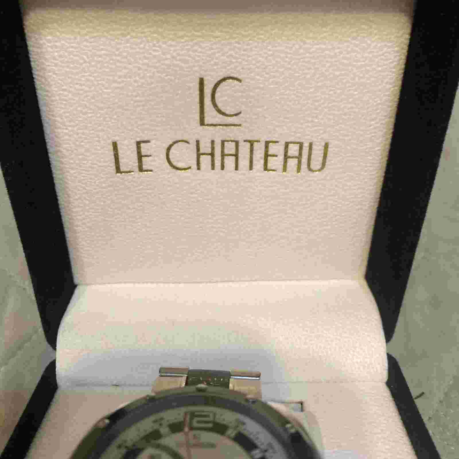 Le Chateau Men's 5703 Sports-Dimamica Chronograph Stainless Steel Watch - NIB