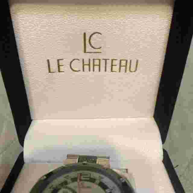 Le Chateau Men's 5703 Sports-Dimamica Chronograph Stainless Steel Watch - NIB