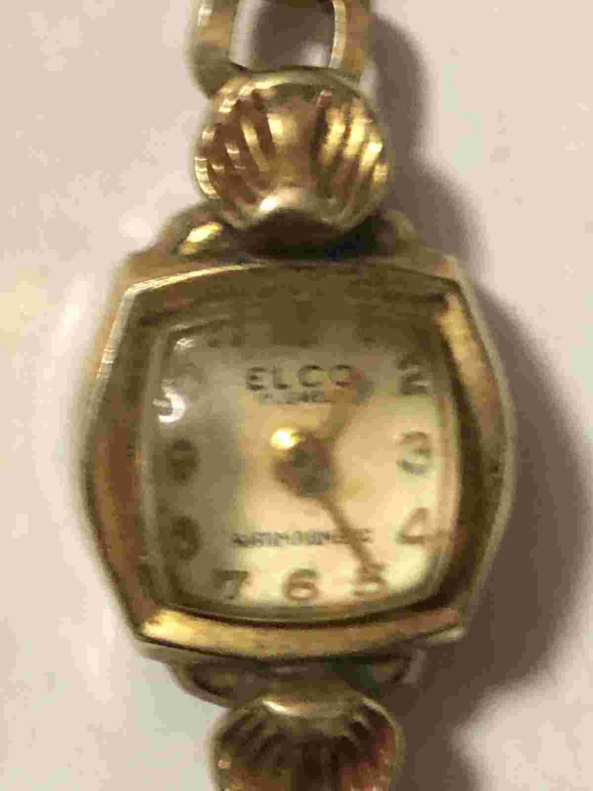 AS-IS - Britix Elco Antimagnetic 17J Ladies Watch - 10k RG + SS Vintage Swiss