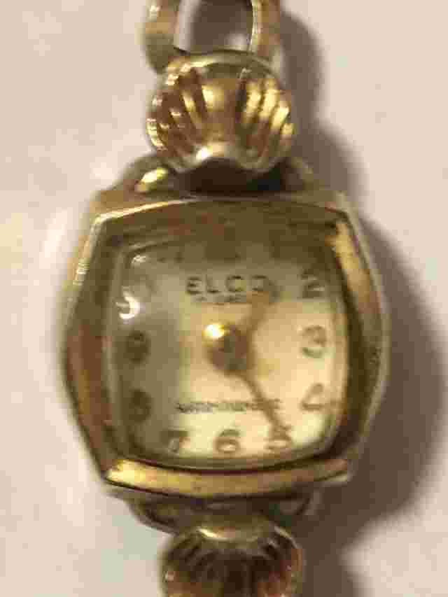 AS-IS - Britix Elco Antimagnetic 17J Ladies Watch - 10k RG + SS Vintage Swiss
