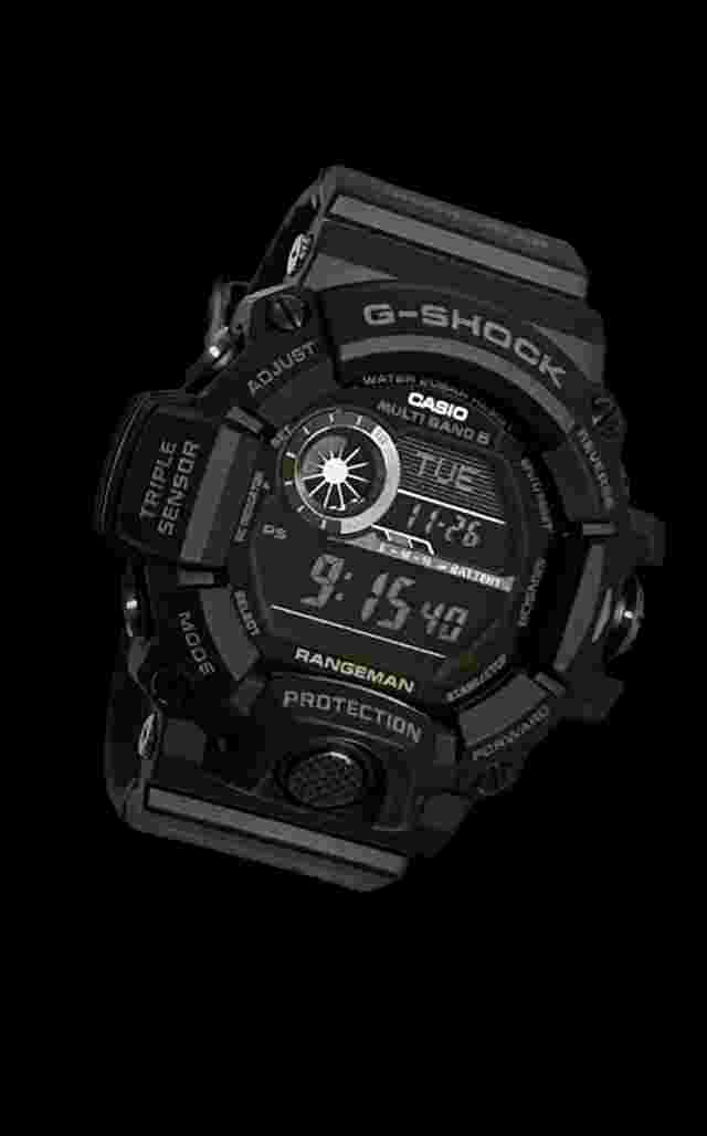 Casio G-Shock Master of G Rangeman 53mm Black Resin Case with Black Resin Band Men's Wristwatch