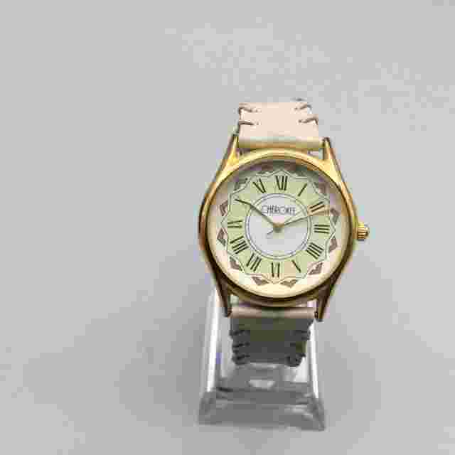 Vtg Cherokee Southwest Watch Women 33mm Gold Tone Leather Band New Battery