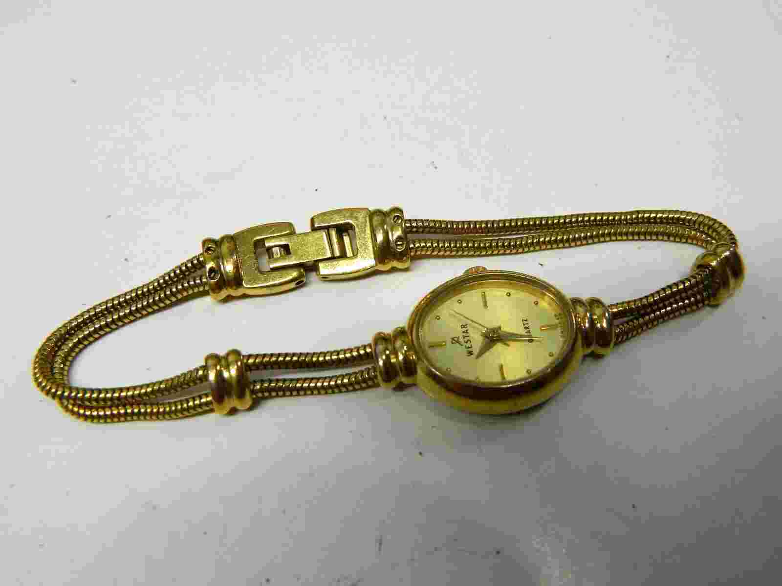 WESTAR GOLD tone lady's/Woman's watch/wristwatch