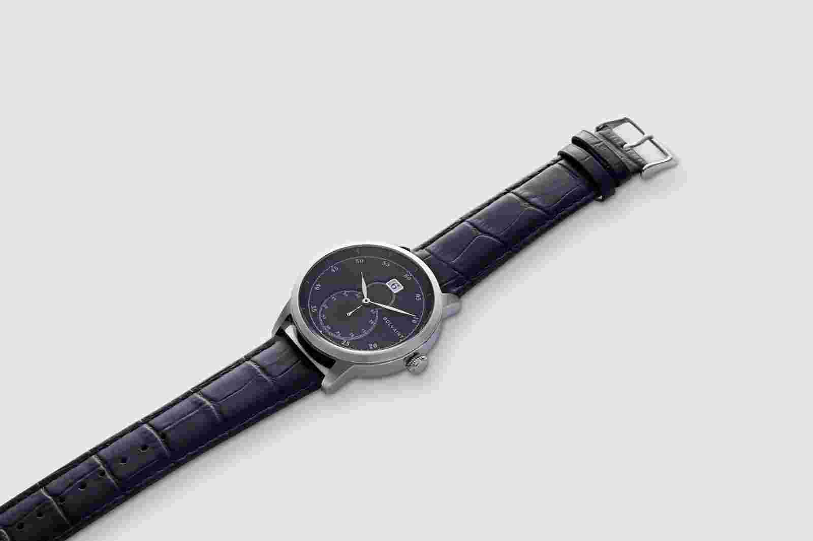 The Bolvaint Mallory Noir in Ash Silver, Men's Watch Retail $1500