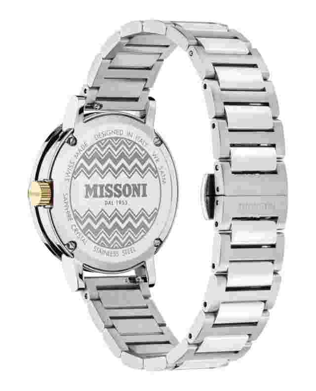 Missoni Silver Womens Analogue Watch M2 MWQK00322