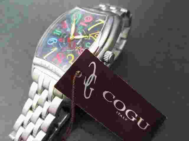 Cogu Automatic Winding Skeleton Men's Watch Jumping Hour 39mm - Excellent Used