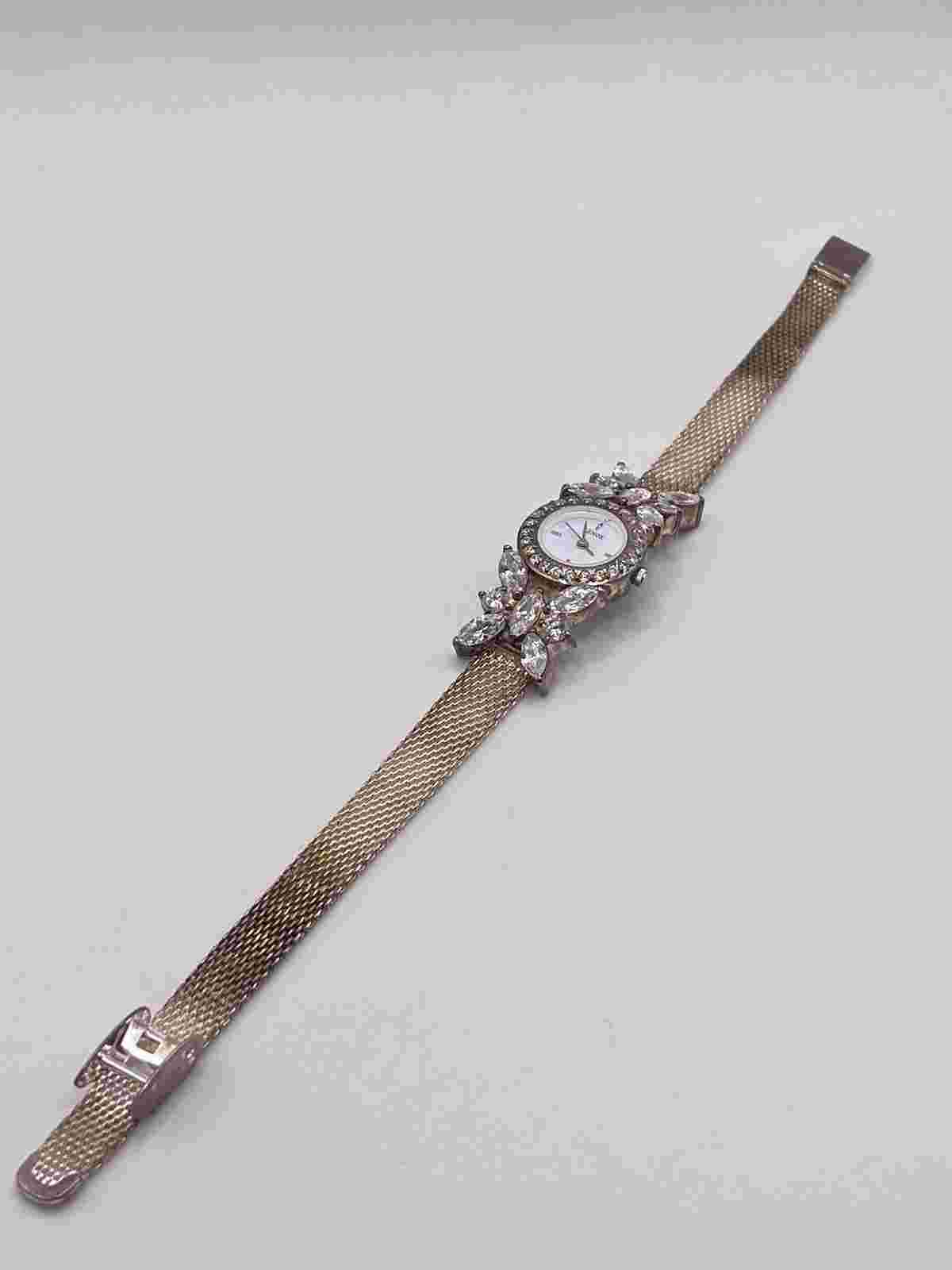 Lenox The Crystal Butterfly Watch Women's 925 Sterling Silver Running [Clean]