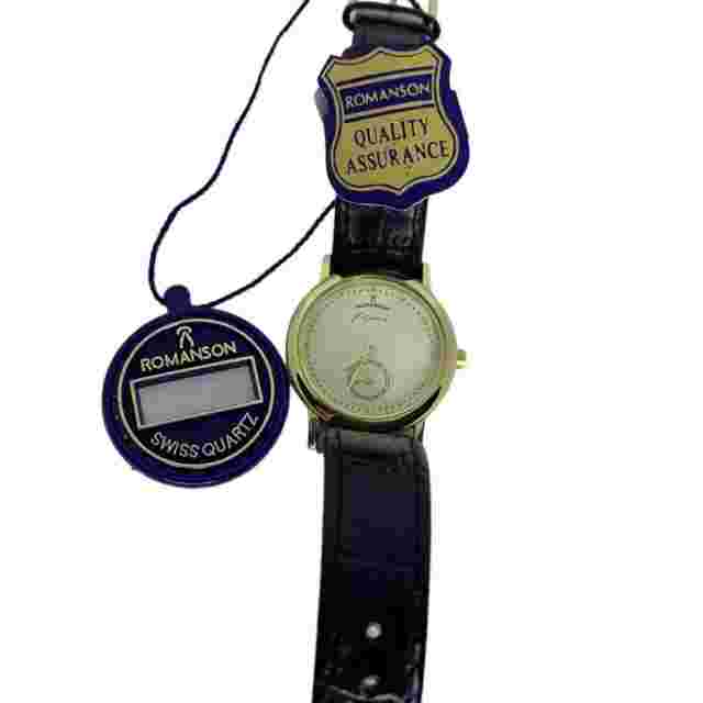 Romanson RL4006L Men's Wristwatch Swiss Quartz Watch Stainless Steel Case