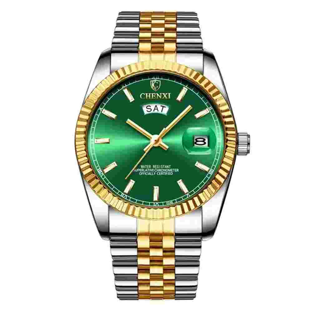 CHENXI Men Quartz Watches Top Luxury Brand Wristwatch Male Gold Calendar Watch