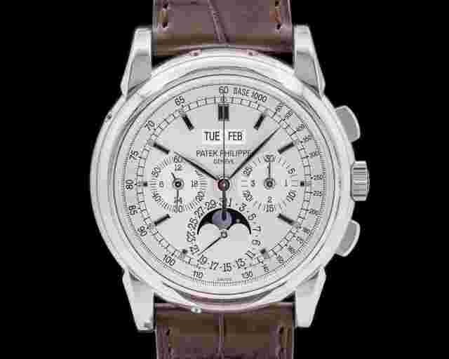 Patek Philippe Silver Men's Watch - 5970G-001