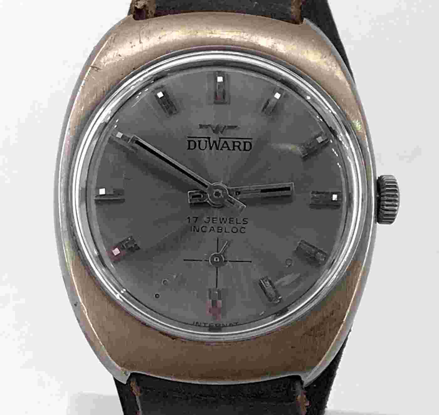 Duward Vintage Watch Funcionando Hand Manual Winding Reloj Cuerda 30.5 Mm 3wc