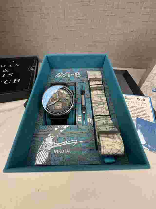 AVI-8 Hawker Hurricane Inkdial Chronograph Limited Edition