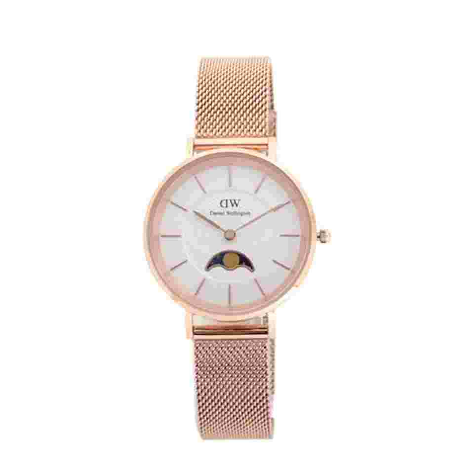 Daniel Wellington Petite Lune 32Mm Melrose Rosegold White Dw00100773 Women'S Wat