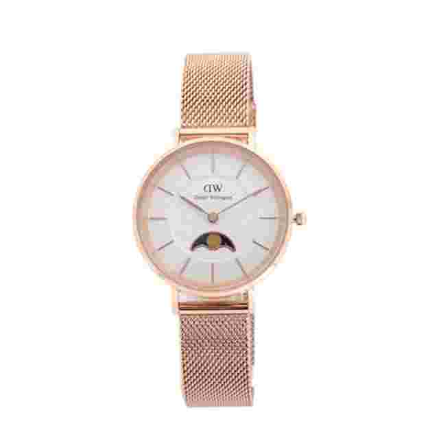 Daniel Wellington Petite Lune 32Mm Melrose Rosegold White Dw00100773 Women'S Wat