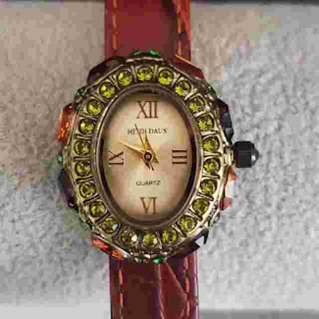 Heidi Daus Women's Watch Swarovski Crystals and 3 Interchangeable Bands NWOT