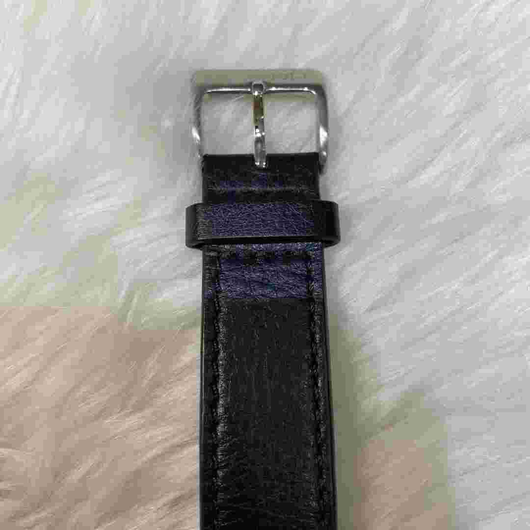 Dan Henry 41mm Silver Chrono Analog Watch Used