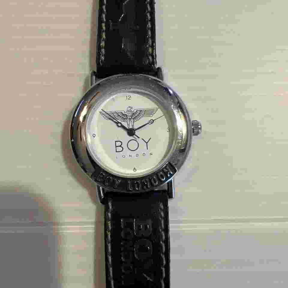 Boy London Boy-100-w Japan Wrist Watch Leather Strap- Needs Battery