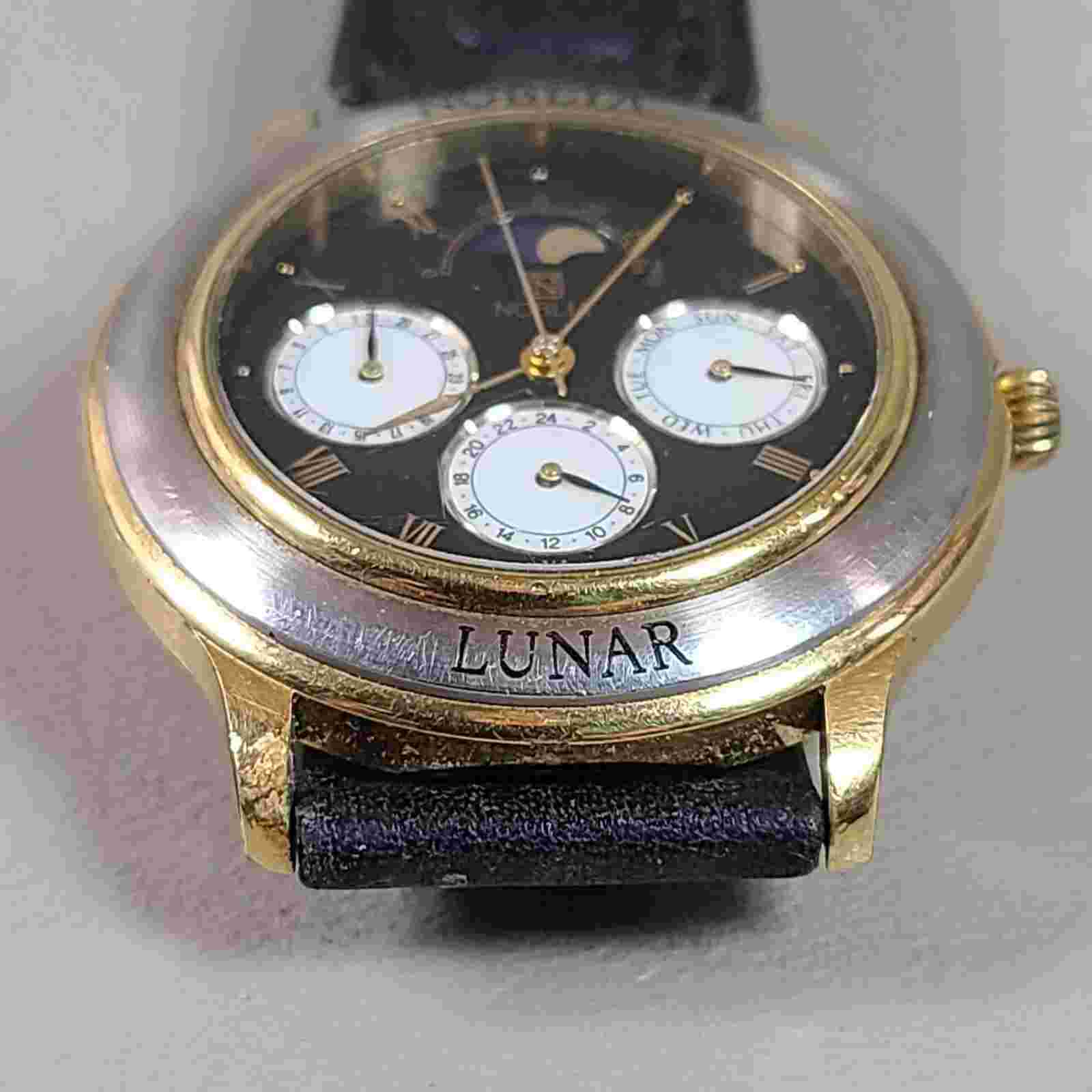 Citizen Men's Watch Noblia Lunar Moon Phase Triple Calendar