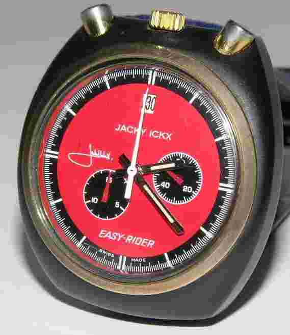 SORNA JACKY ICKX EASY RIDER RED MECHANICAL USED (2176)