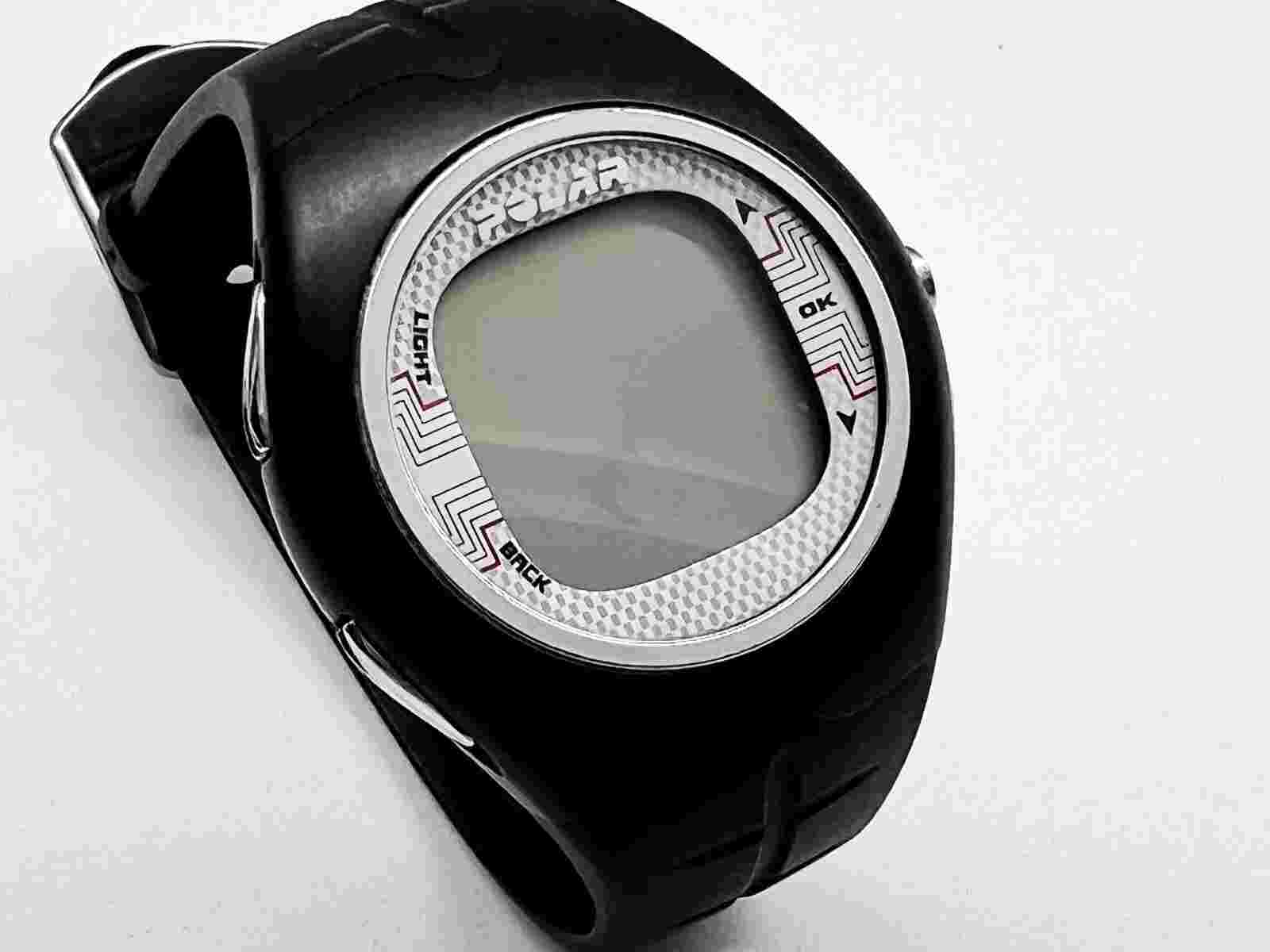Polar F6 Electro Heart Rate Monitor Fitness Men's Digital Watch NEEDS BATTERY