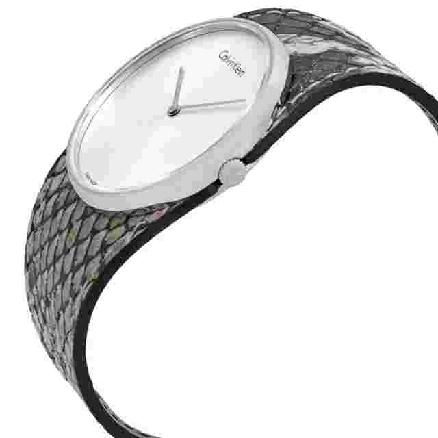 Womens Wristwatch Calvin Klein CK SPELLBOUND K5V231L6  Leather Black
