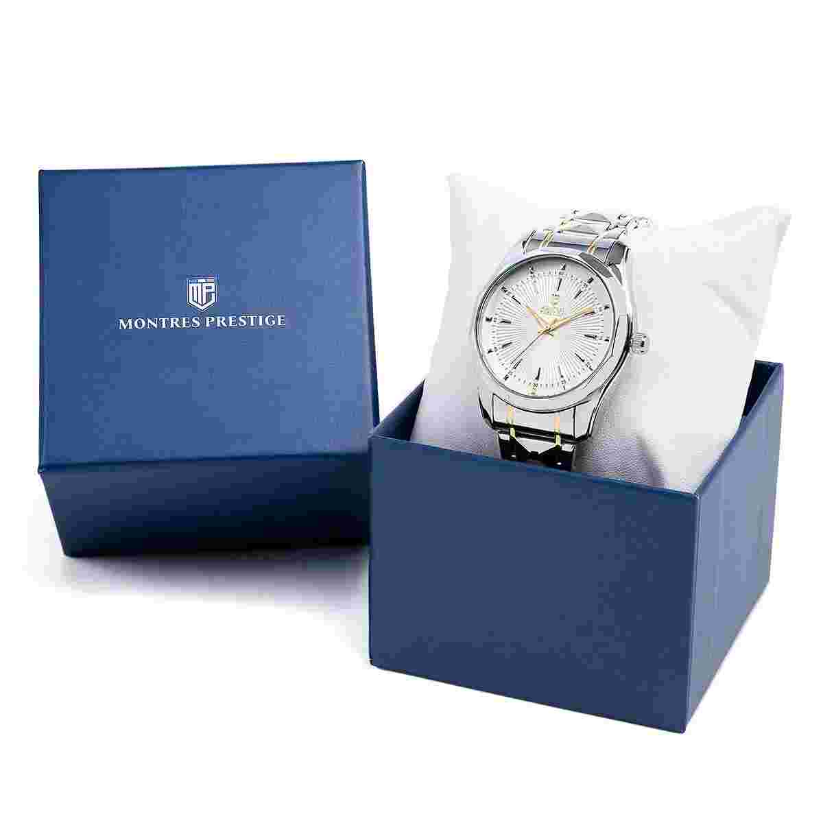 Montres Prestige 41mm Men's X Invicta Quartz Flame Fusion Crystal 50m SS Watch