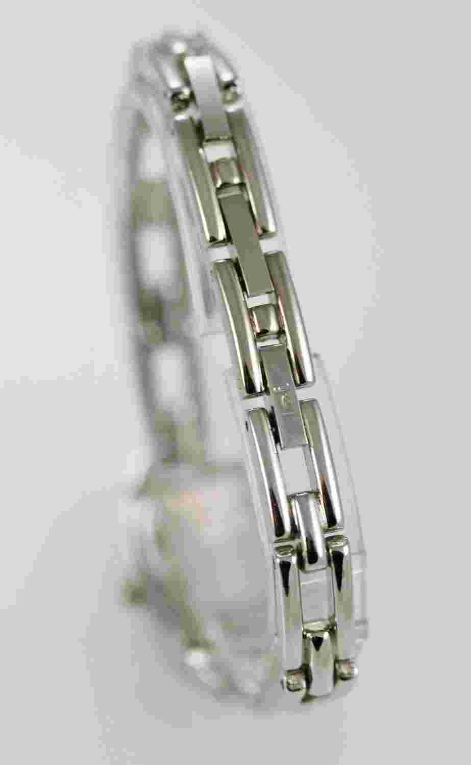 LEI Watch Womens Stainless Steel Silver Water Resistant Battery Pastels Quartz