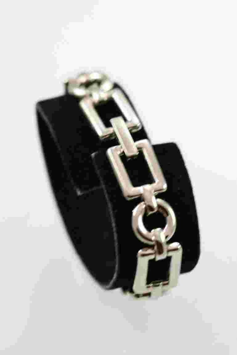 Times Square Watch Women Silver Stainless Steel Water Res Battery White Quartz