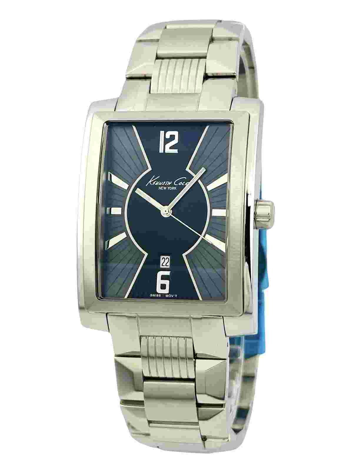 Kenneth Cole Swiss Men’s KS3011 MOP Dial Stainless Steel Bracelet Swiss Watch