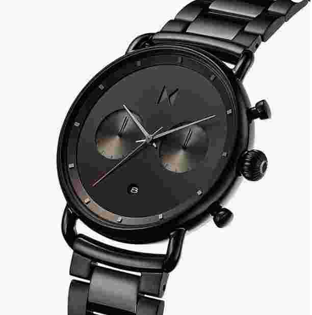 S MVMT Blacktop Phantom BLACK Dial Men's Watch-28000156-D 47mm