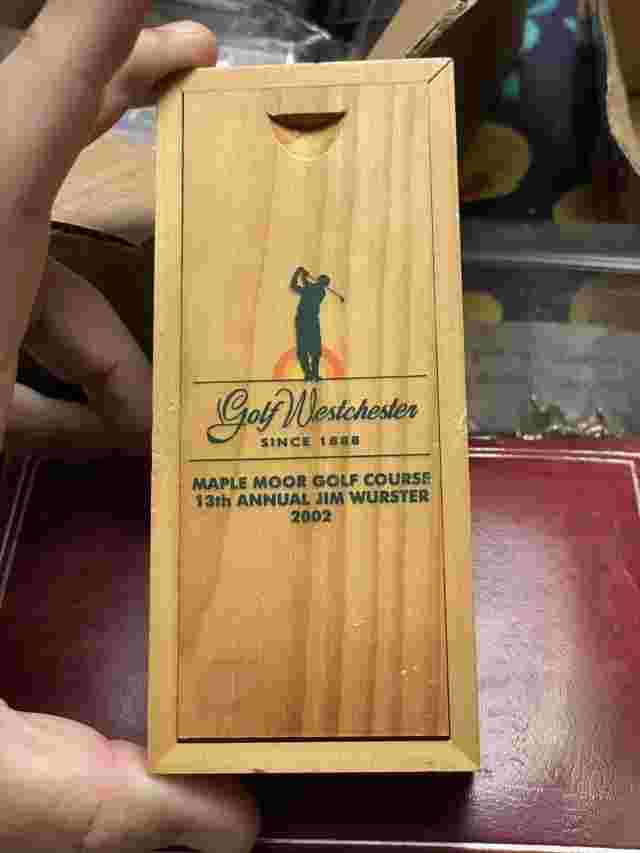 Golf Westchester Maple Moor Golf Course 13th Annual Jim Wurster Watch 2002 W/Box