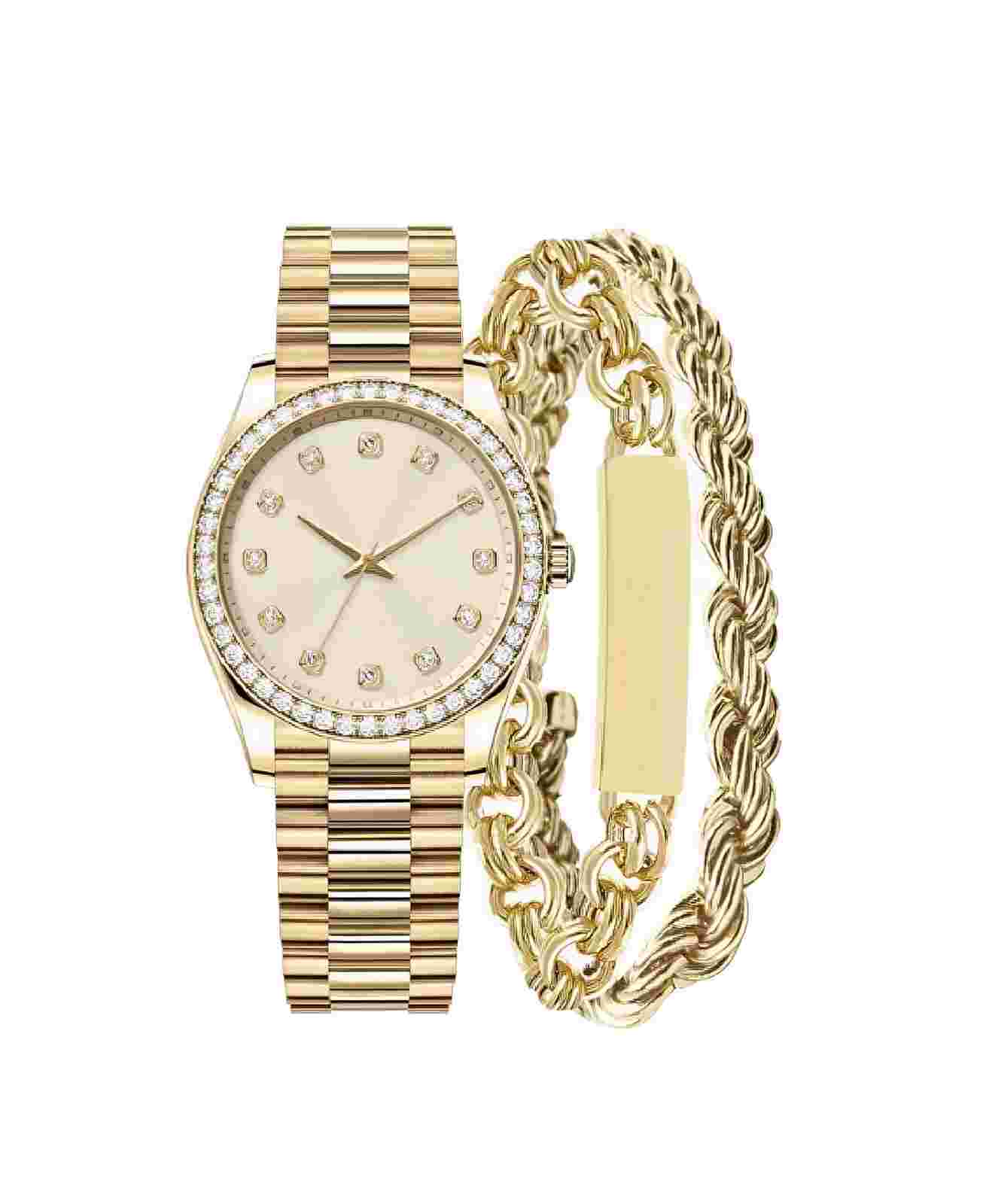 Jones New York Ladies Gold/Gold Stackable Sets