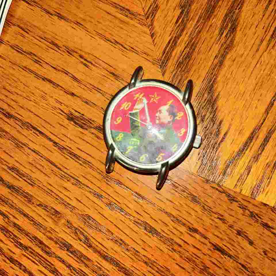 NEW VINTAGE MEN'S Shanghai Tang MAO TSE TUNG Waving Chairman Watch Perfect